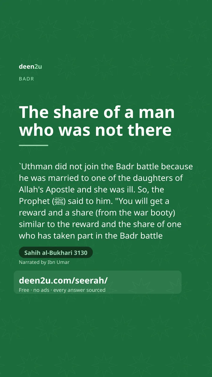 Poster: The share of a man who was not there