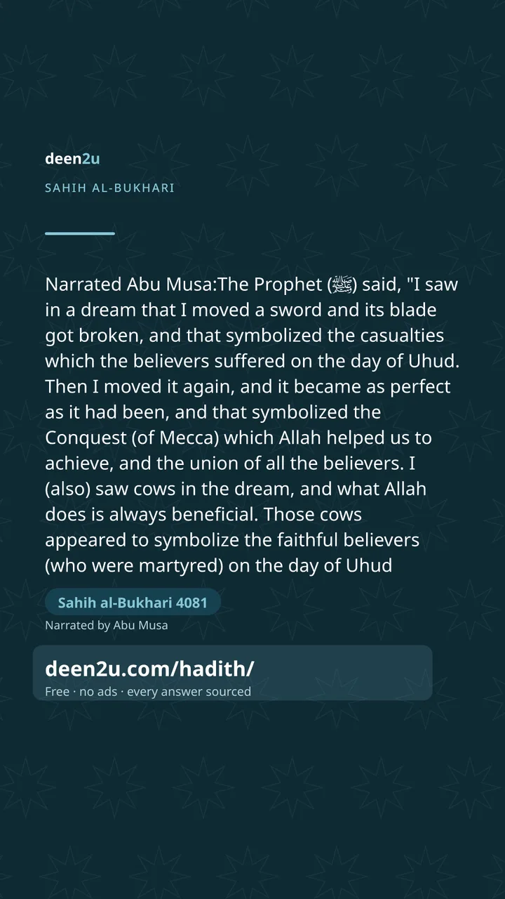 Sahih al-Bukhari 4081