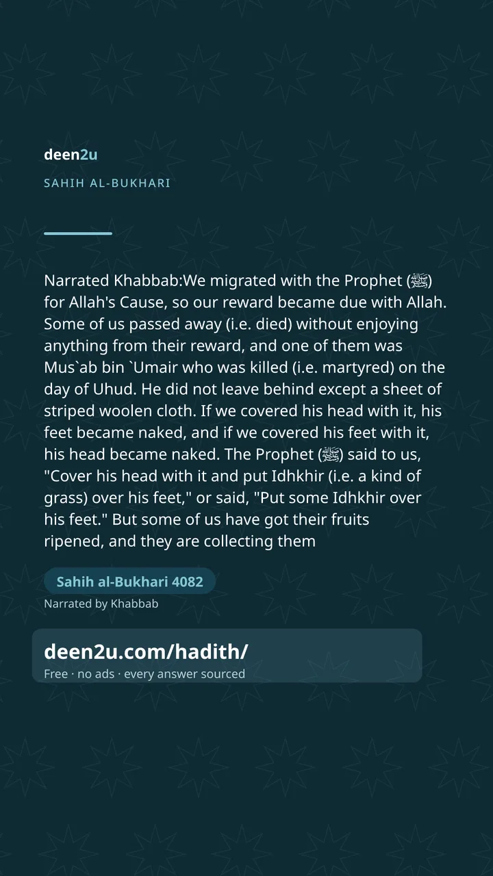 Sahih al-Bukhari 4082