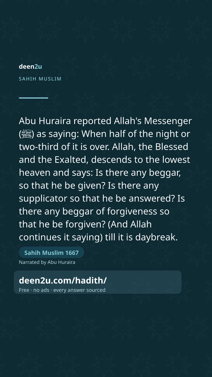 Sahih Muslim 1667