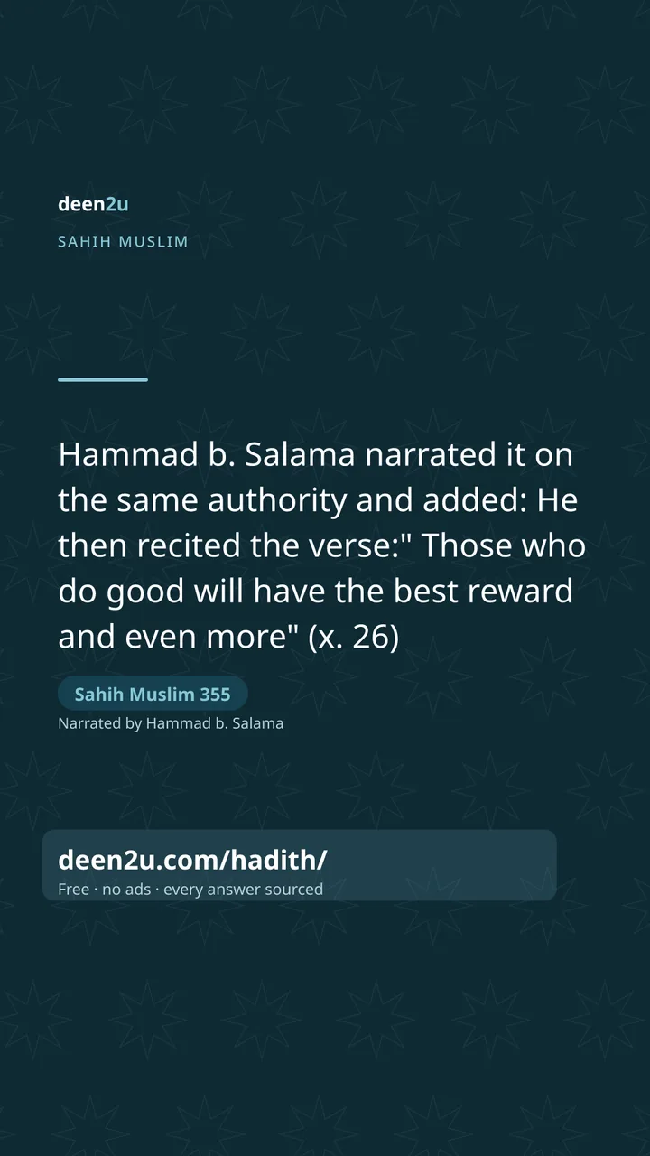 Sahih Muslim 355