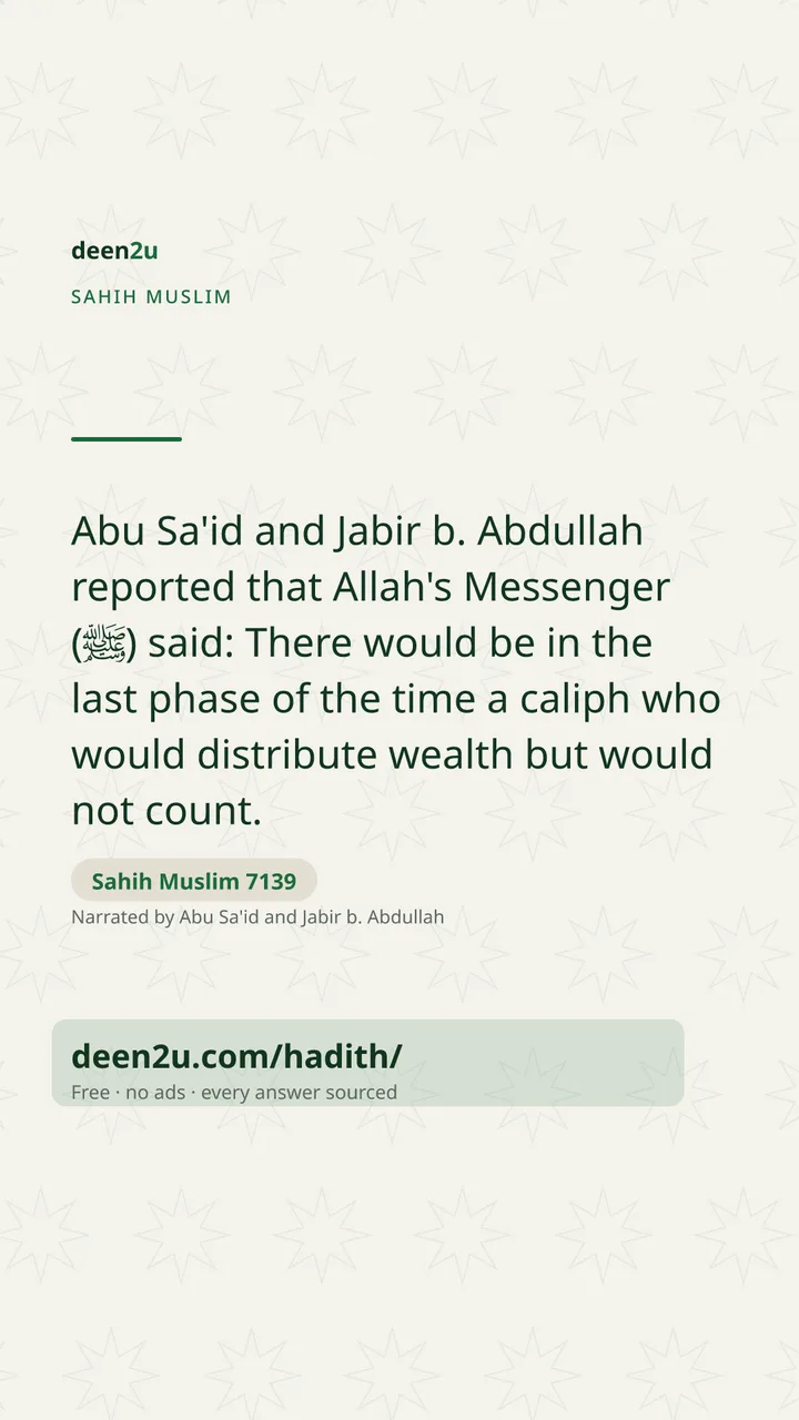 Sahih Muslim 7139