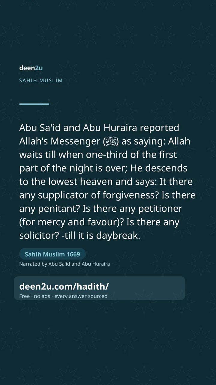 Sahih Muslim 1669