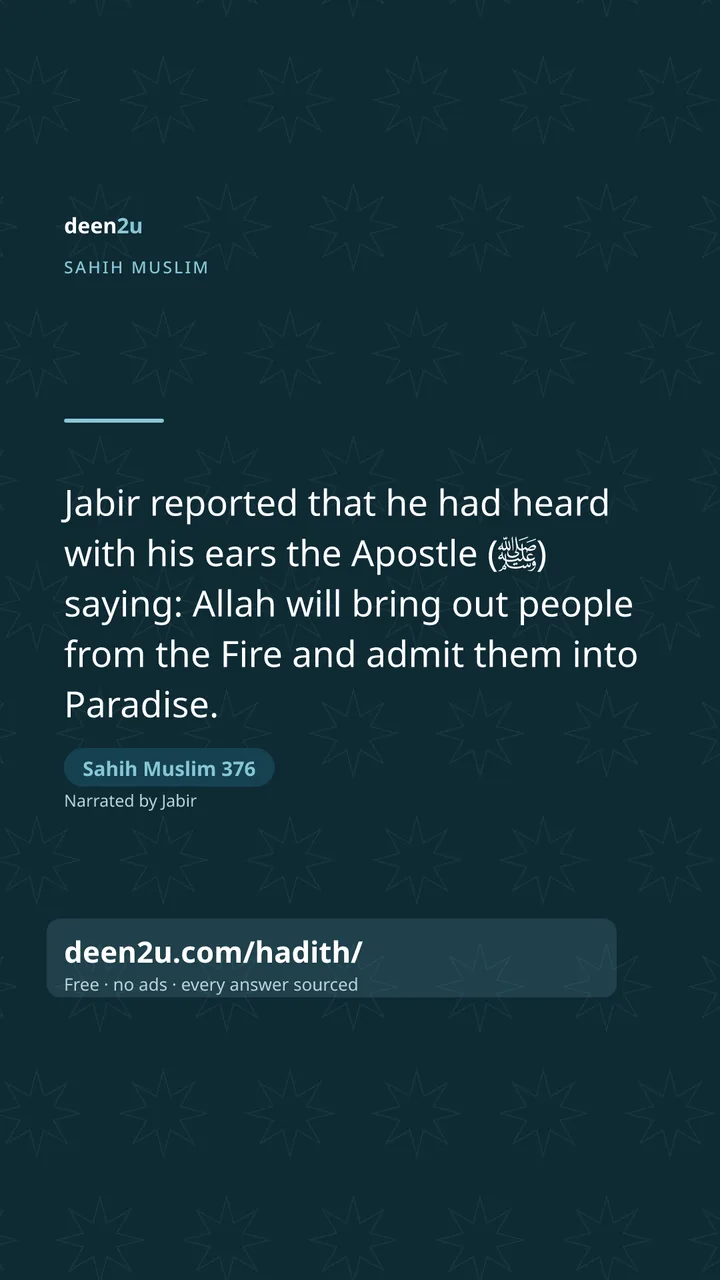 Sahih Muslim 376