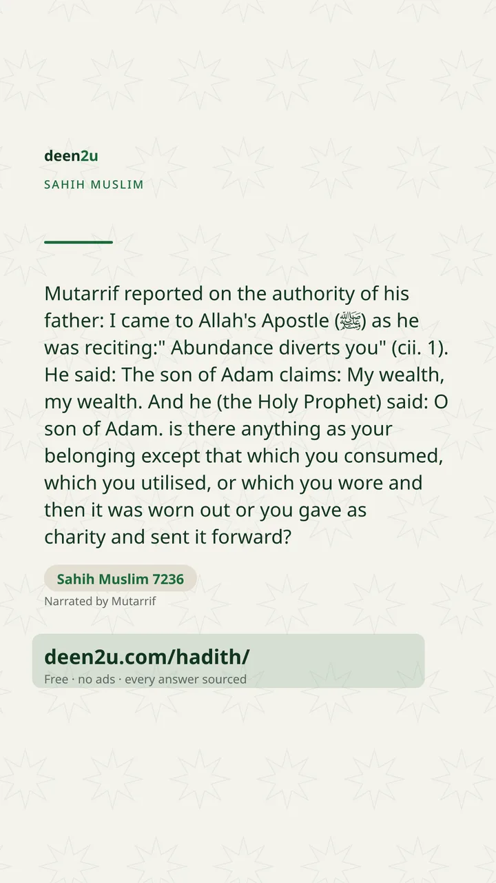 Sahih Muslim 7236