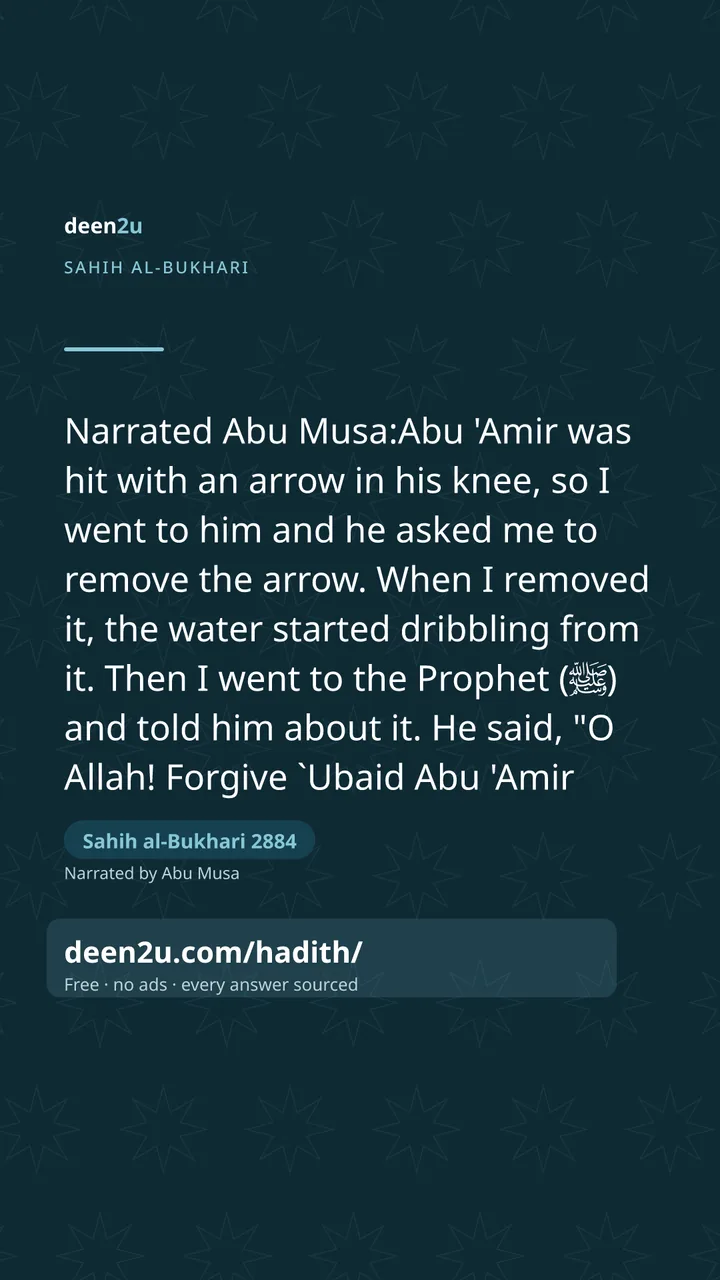 Sahih al-Bukhari 2884