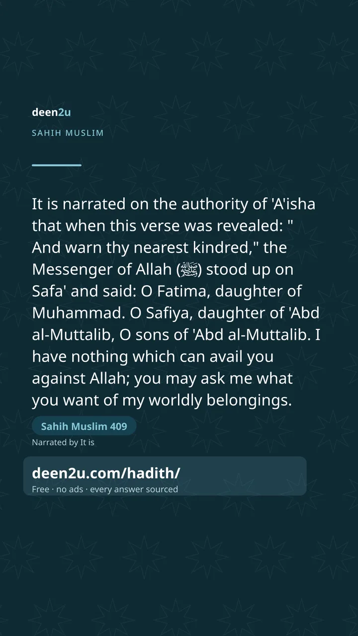 Sahih Muslim 409
