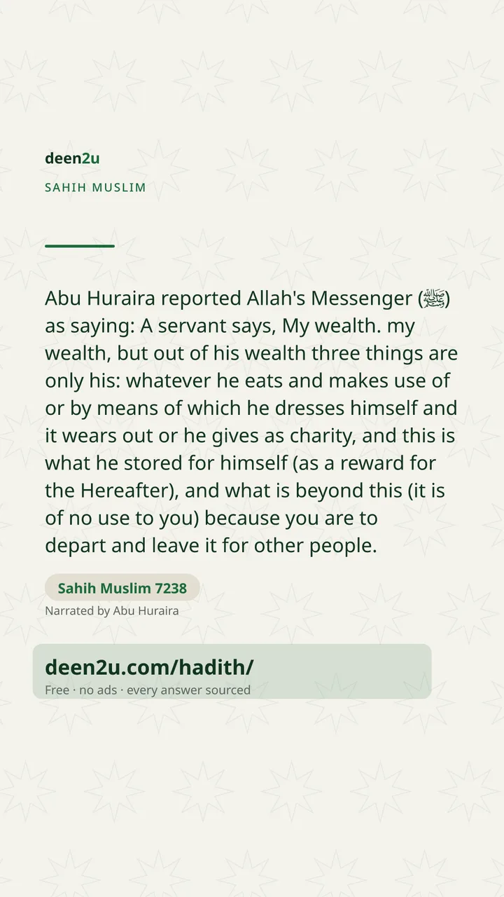 Sahih Muslim 7238