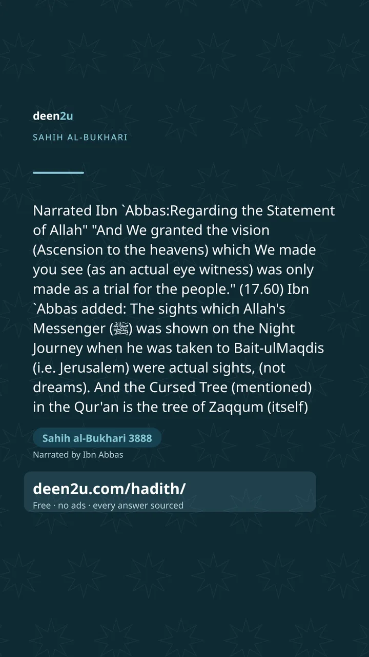 Sahih al-Bukhari 3888