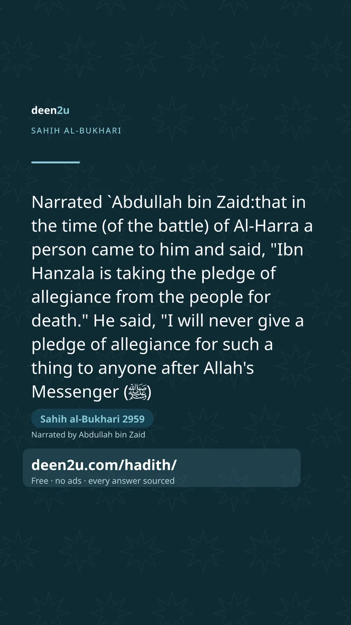 Sahih al-Bukhari 2959