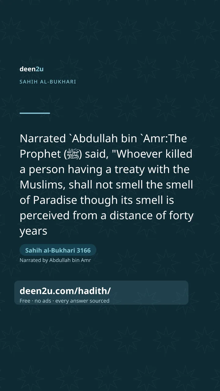 Sahih al-Bukhari 3166