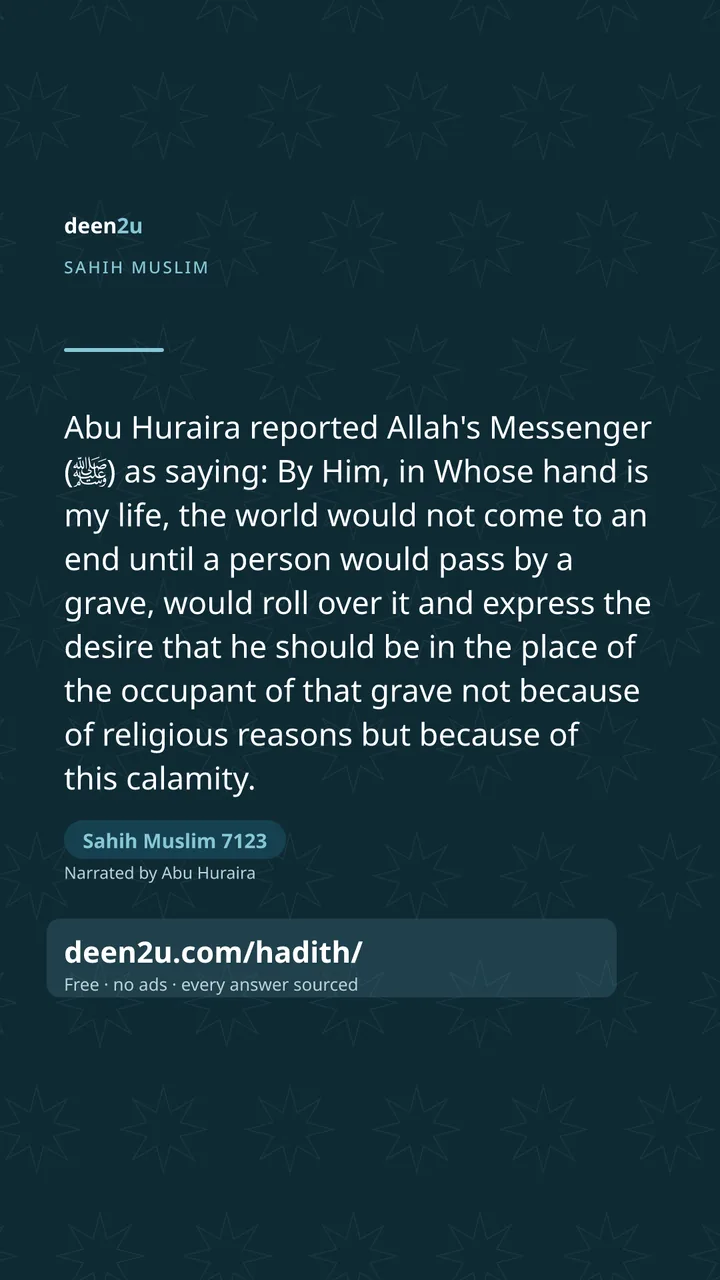 Sahih Muslim 7123