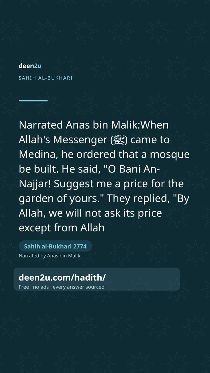 Sahih al-Bukhari 2774