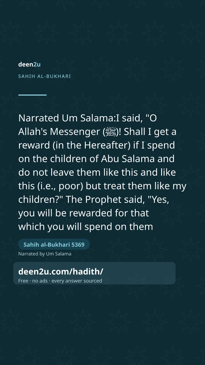 Sahih al-Bukhari 5369