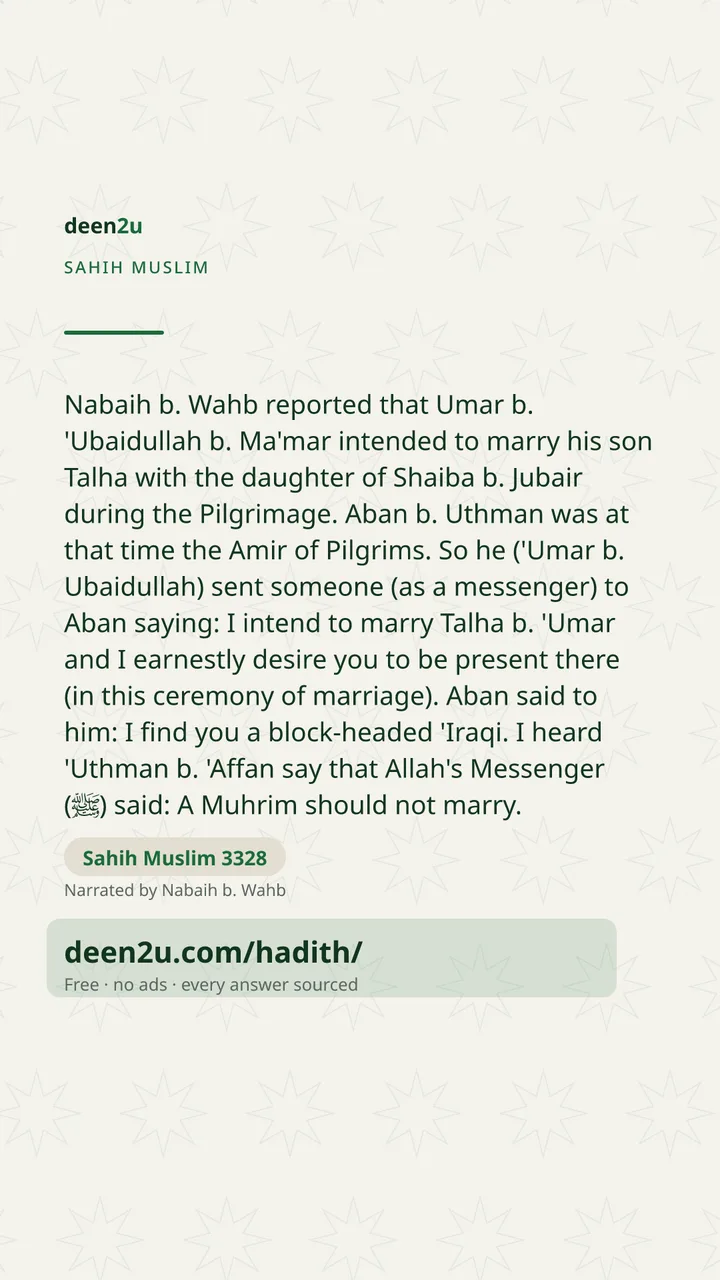 Sahih Muslim 3328