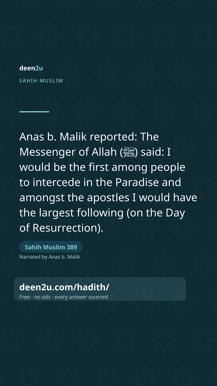 Sahih Muslim 389
