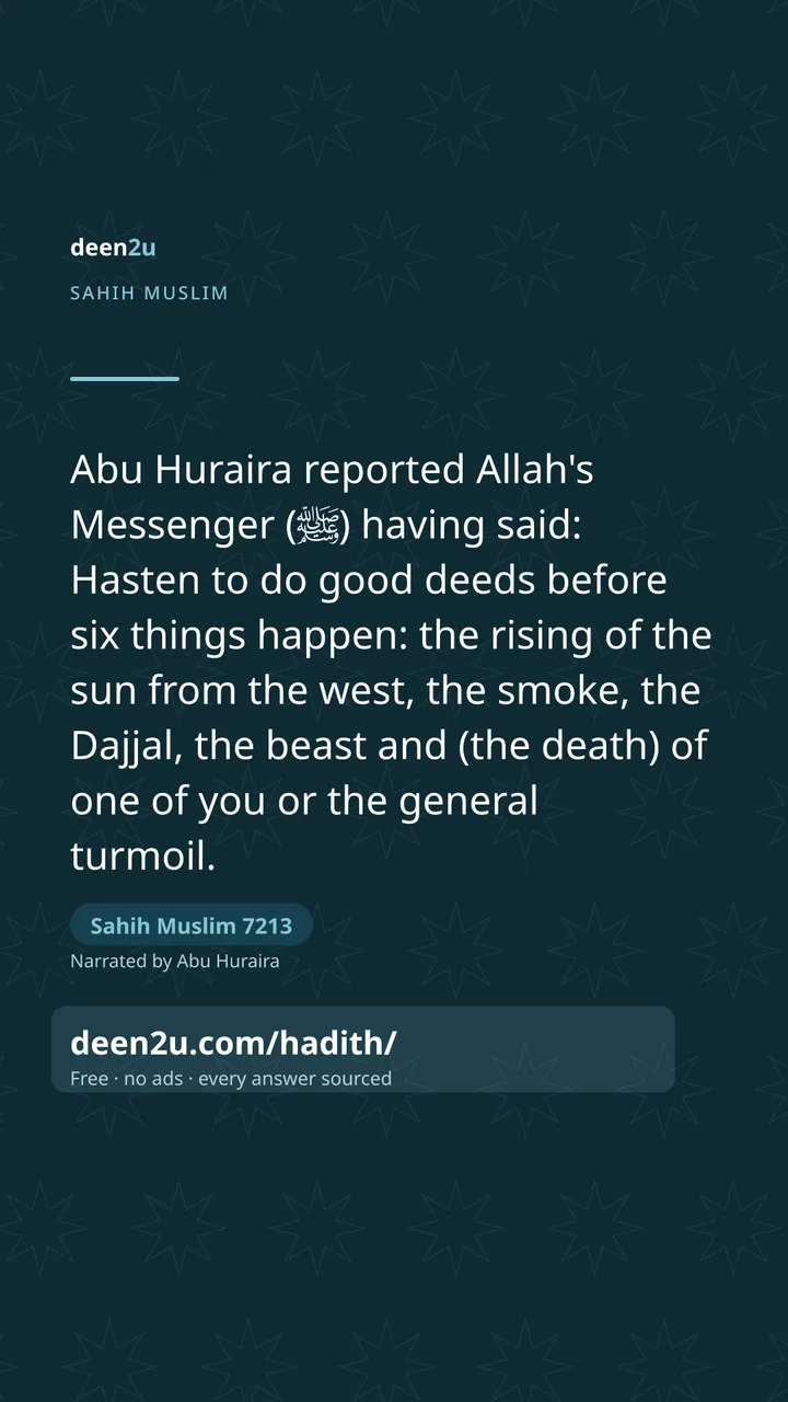 Sahih Muslim 7213