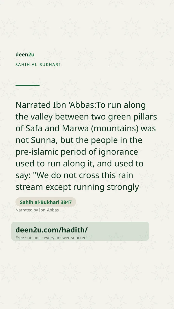 Sahih al-Bukhari 3847