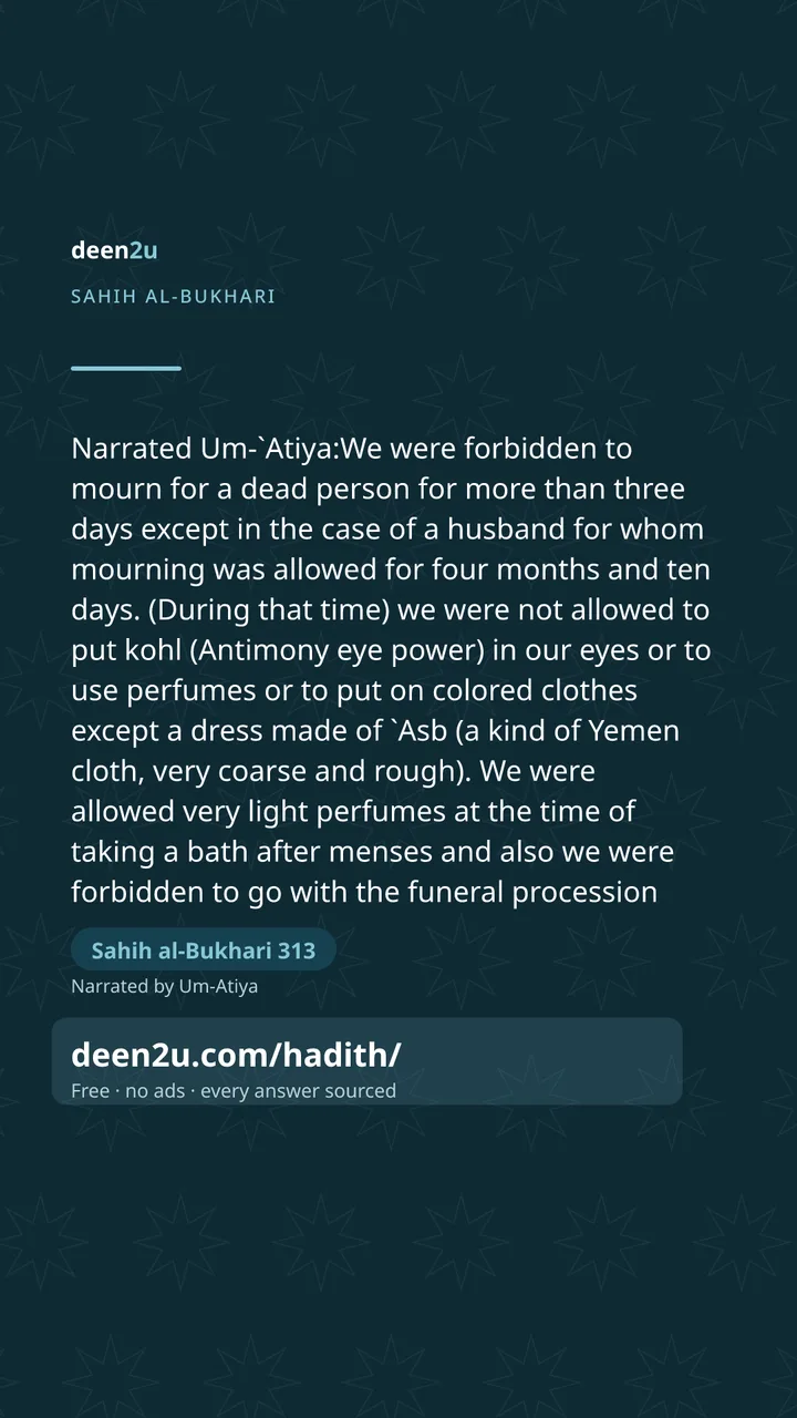 Sahih al-Bukhari 313