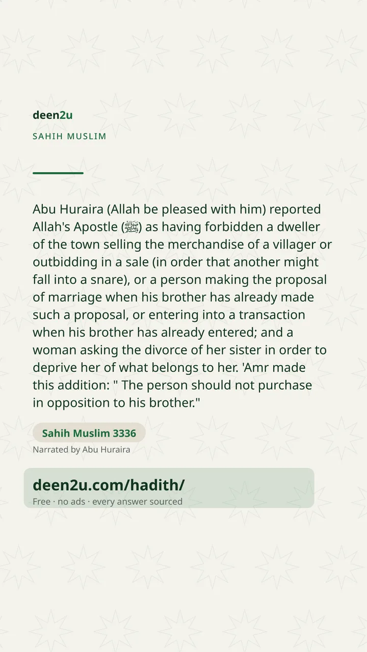 Sahih Muslim 3336