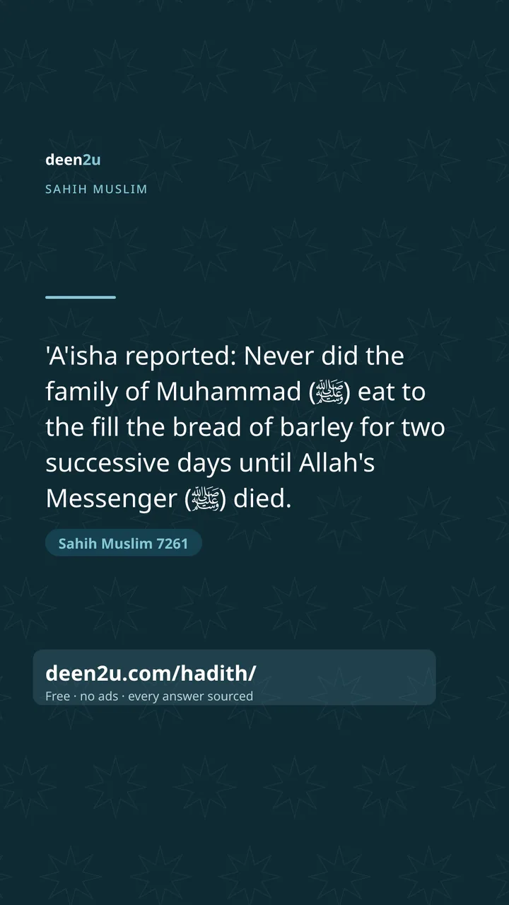Sahih Muslim 7261