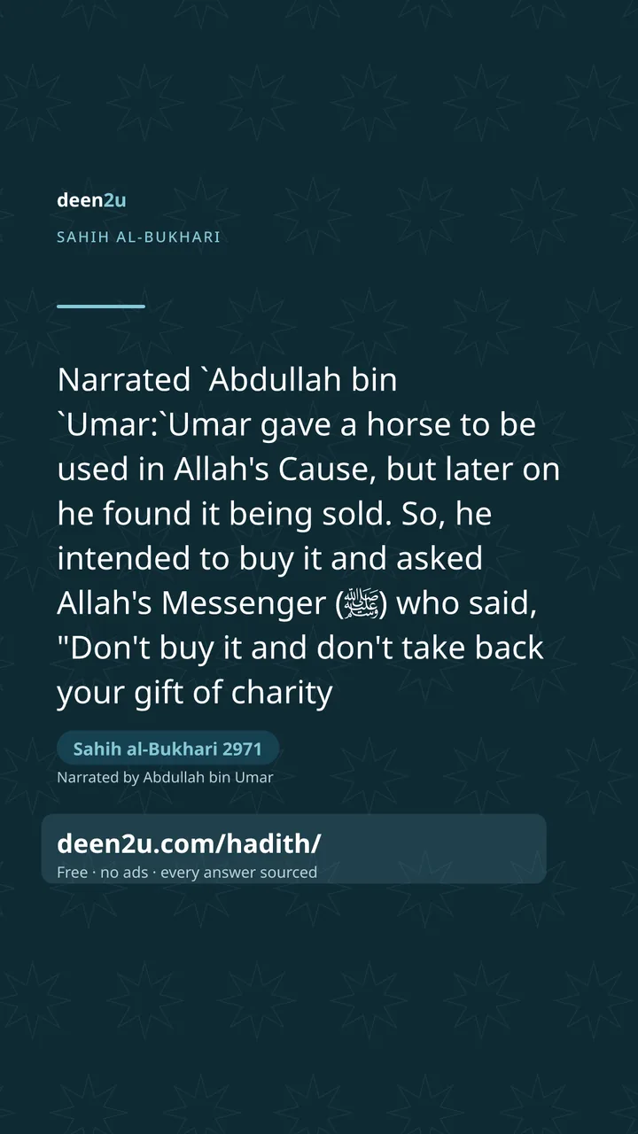 Sahih al-Bukhari 2971