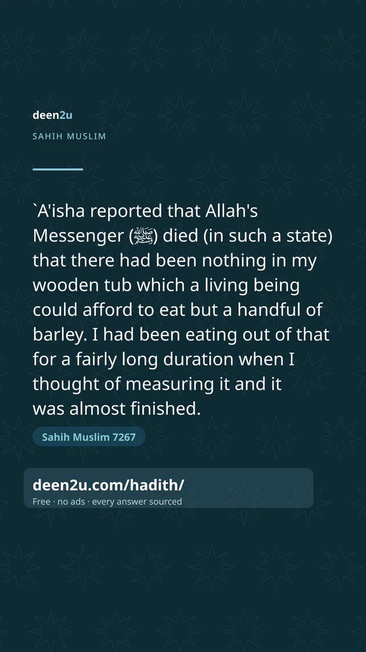 Sahih Muslim 7267