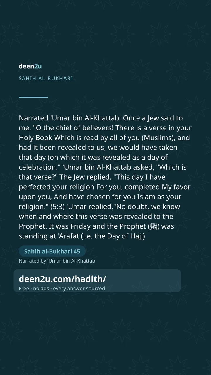 Sahih al-Bukhari 45
