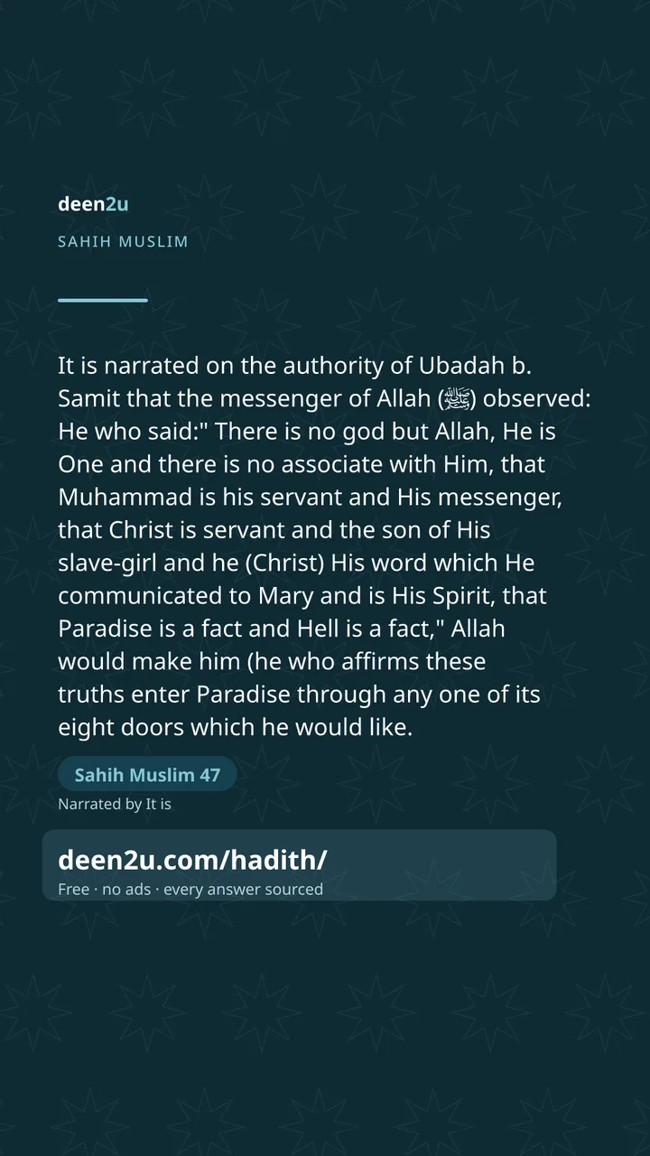 Sahih Muslim 47