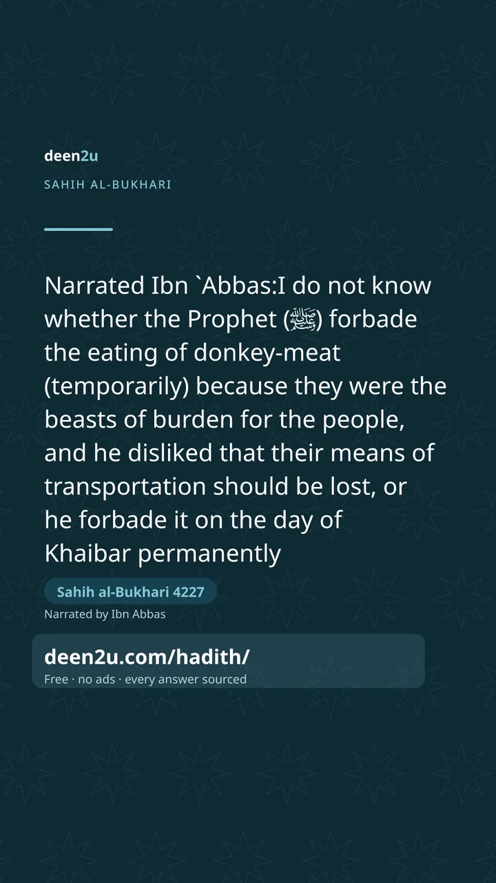 Sahih al-Bukhari 4227