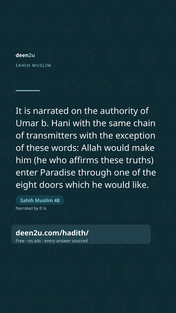 Sahih Muslim 48