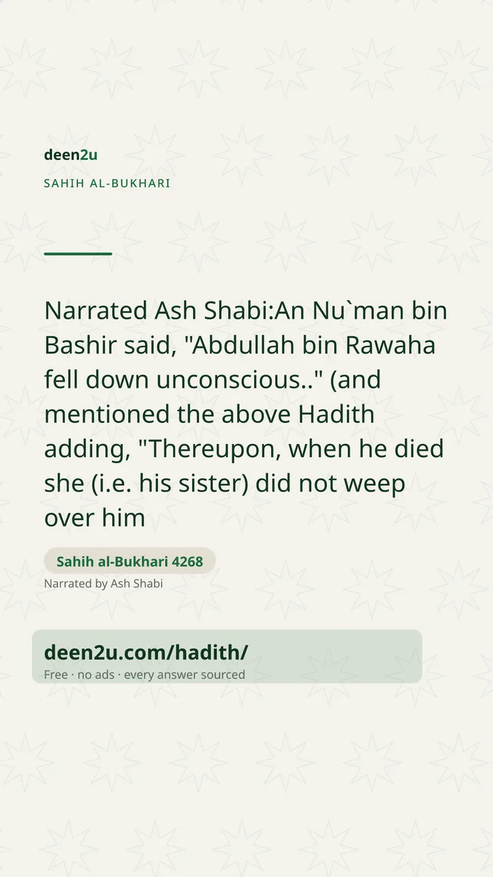 Sahih al-Bukhari 4268