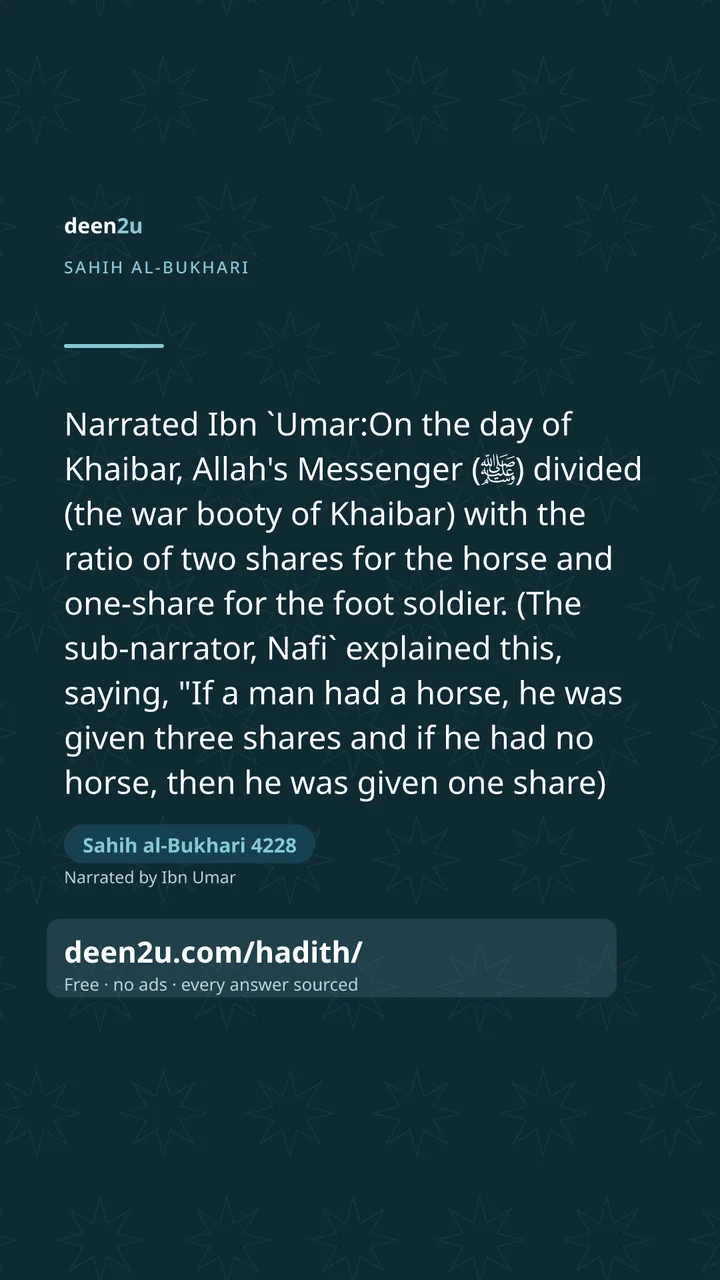 Sahih al-Bukhari 4228