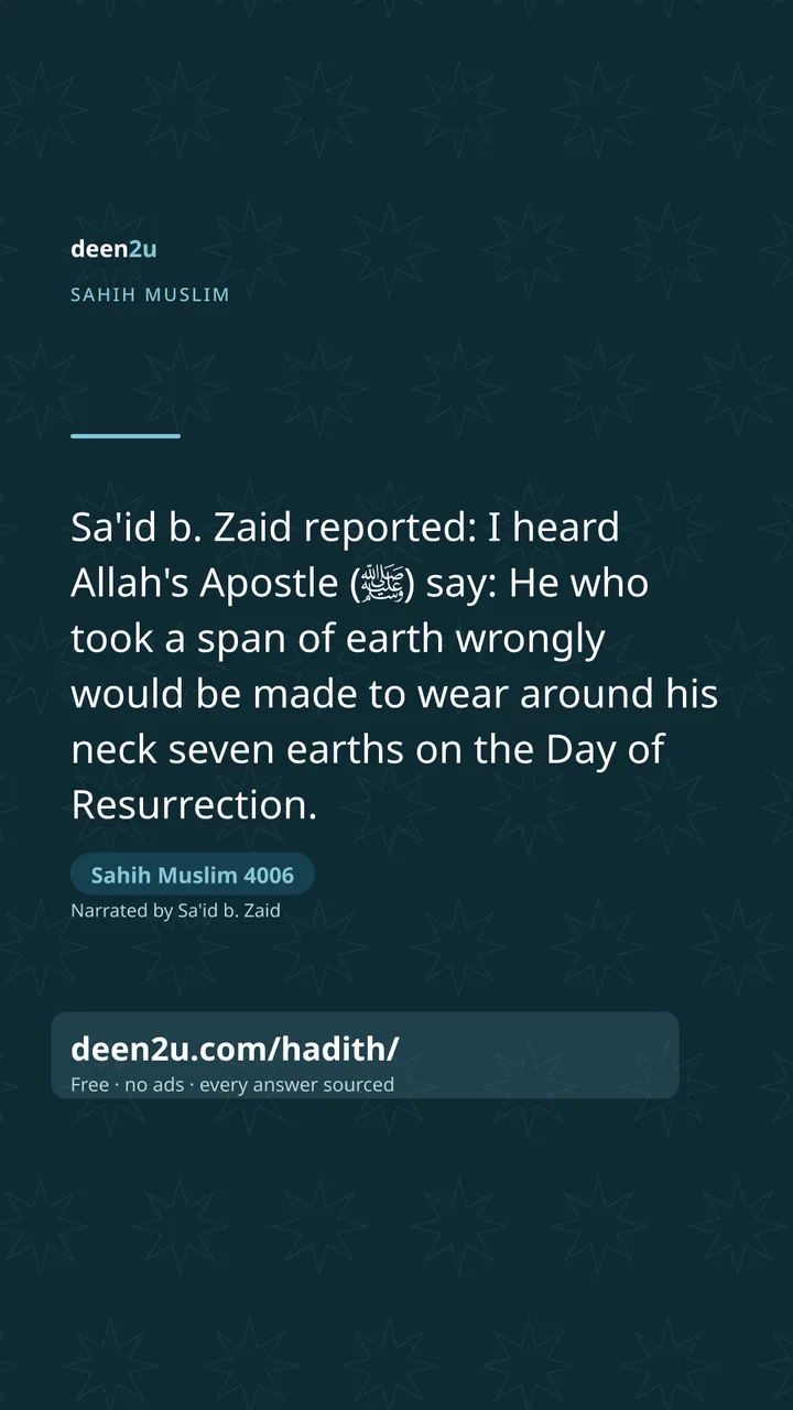Sahih Muslim 4006