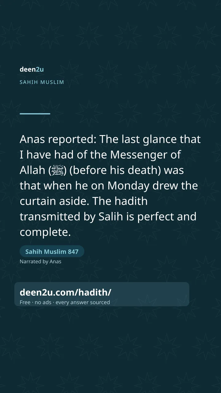 Sahih Muslim 847