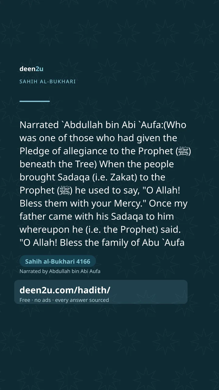 Sahih al-Bukhari 4166