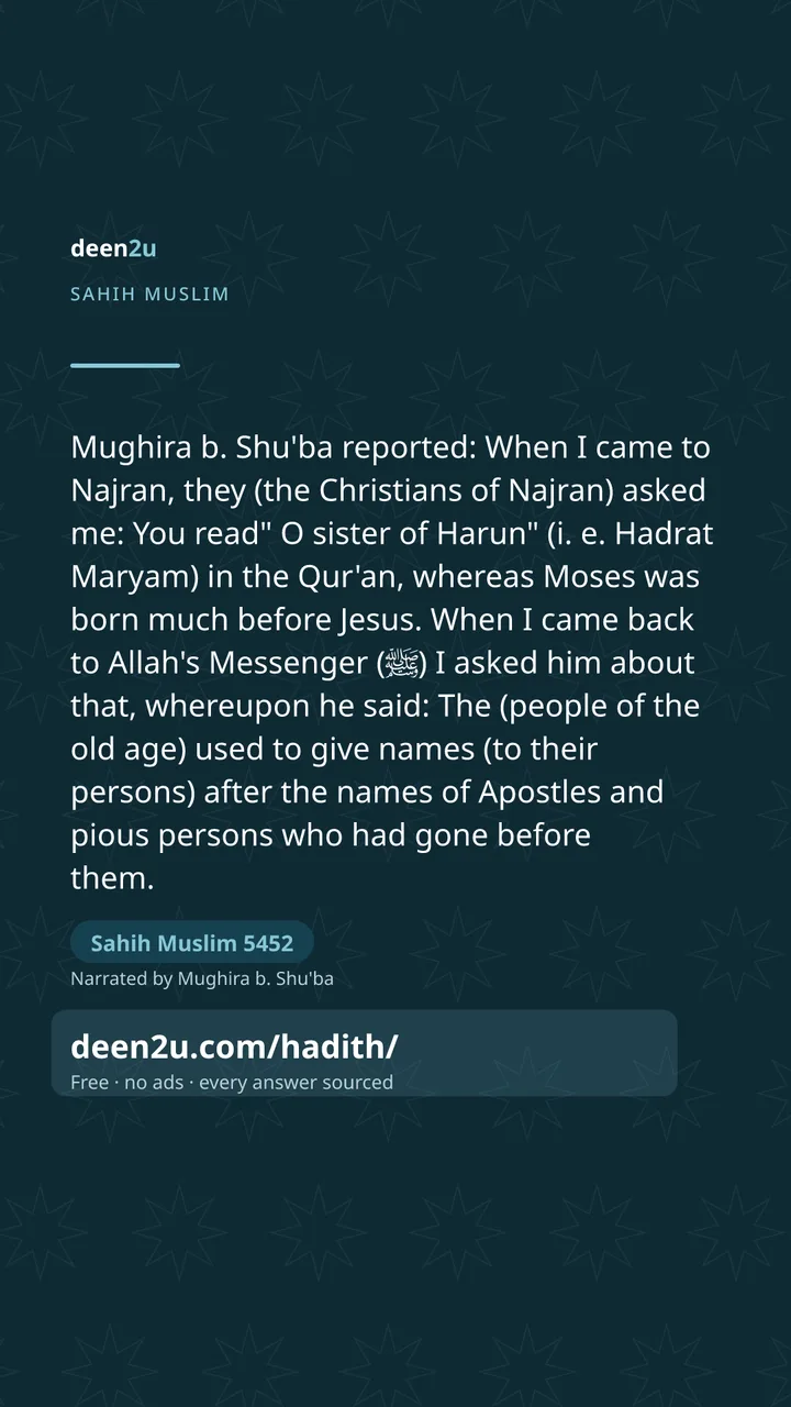 Sahih Muslim 5452