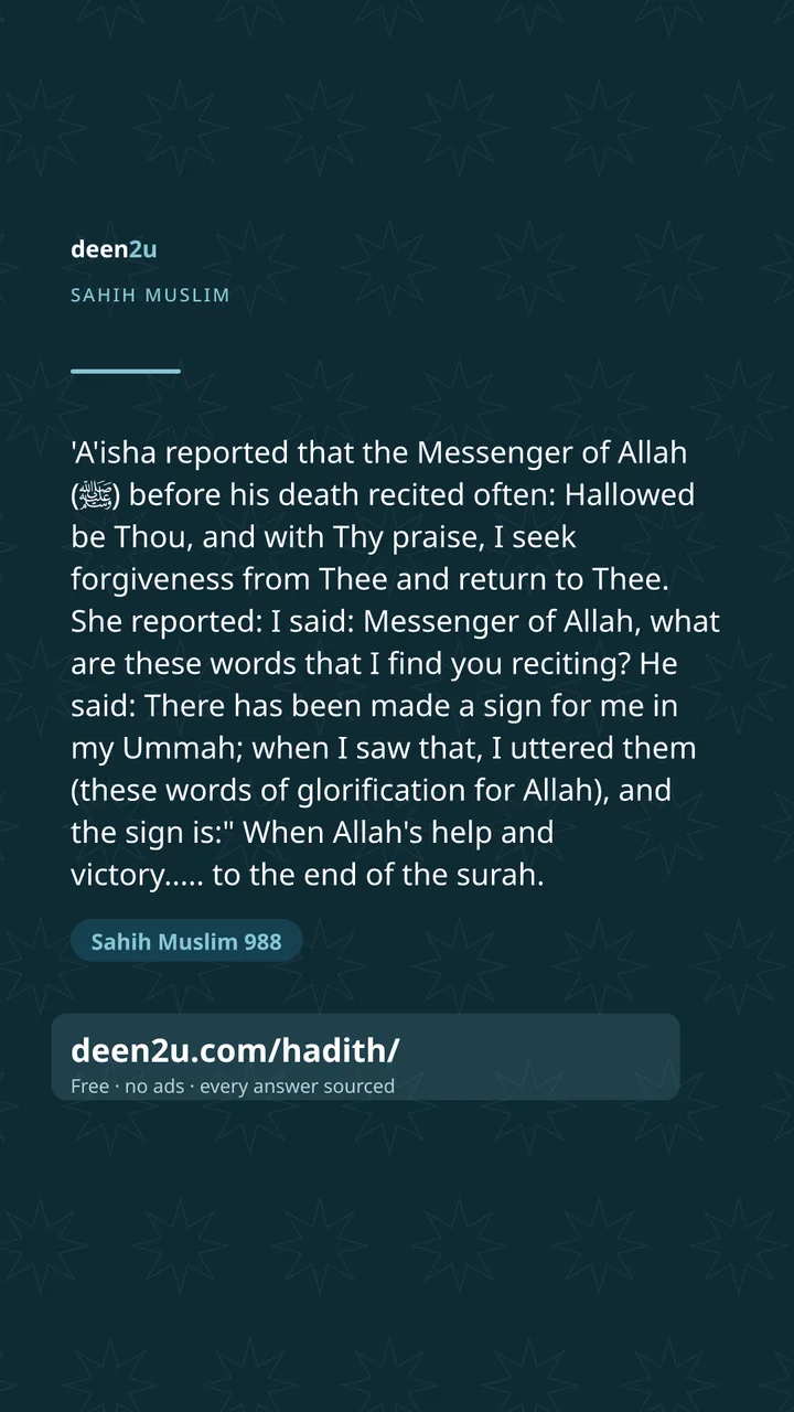 Sahih Muslim 988