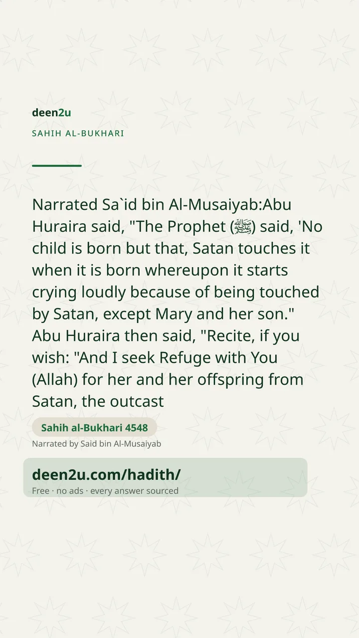 Sahih al-Bukhari 4548