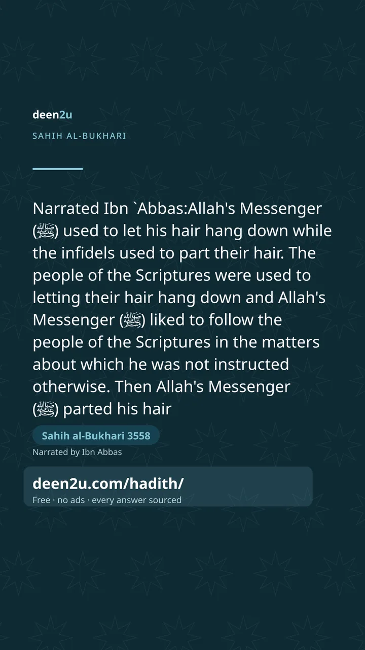 Sahih al-Bukhari 3558