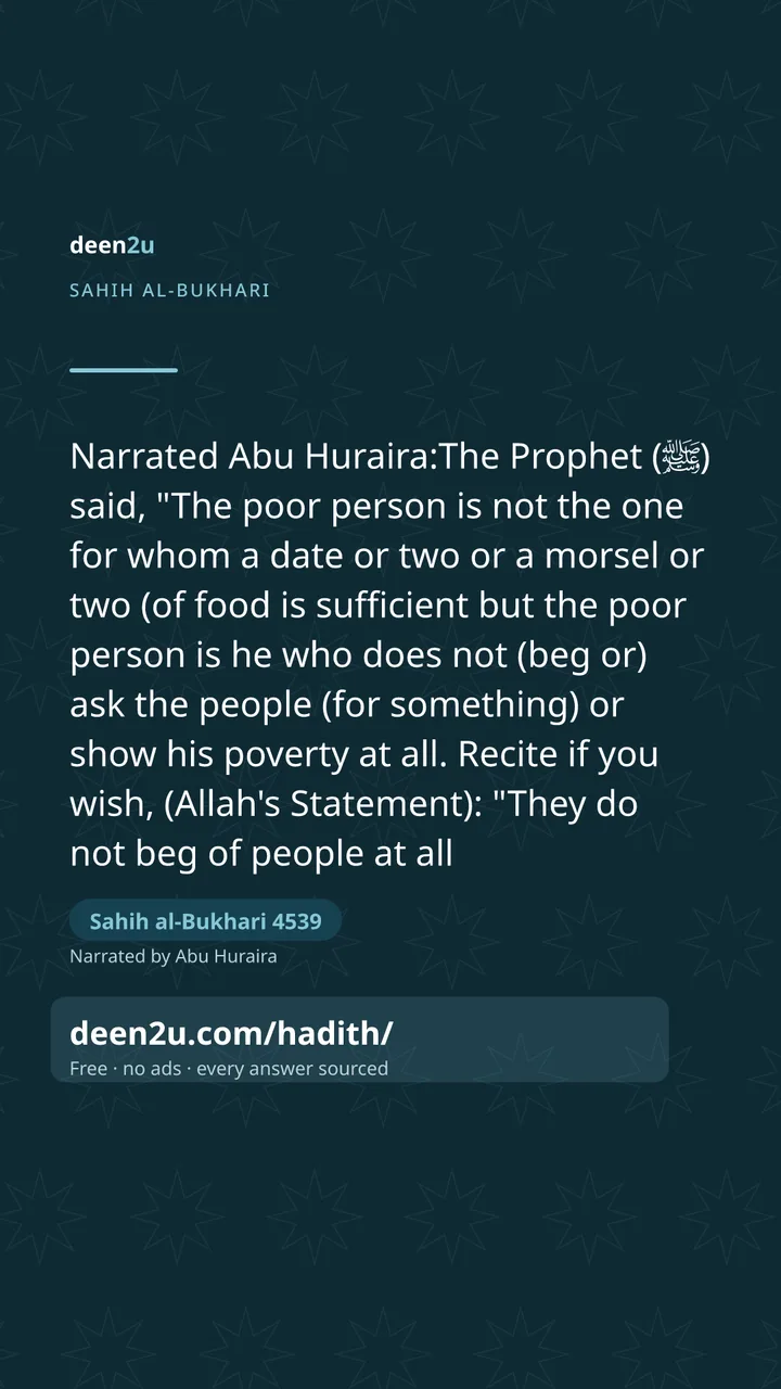 Sahih al-Bukhari 4539