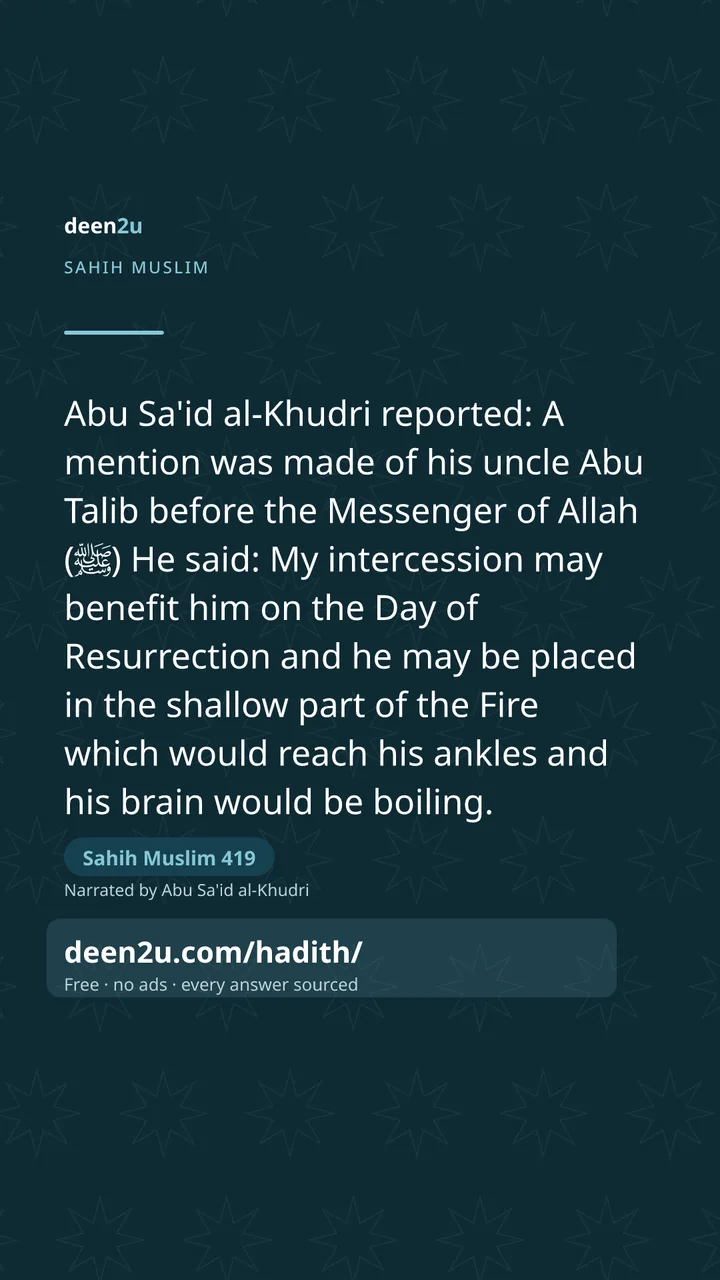 Sahih Muslim 419