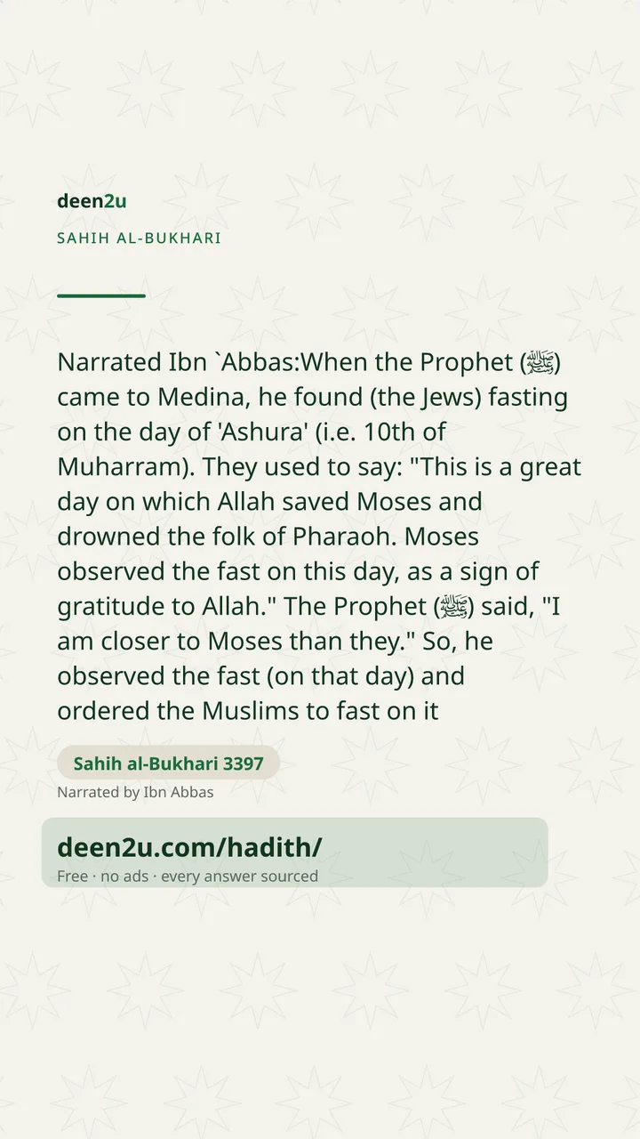 Sahih al-Bukhari 3397