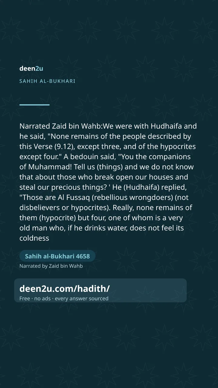 Sahih al-Bukhari 4658