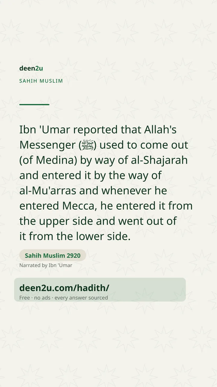Sahih Muslim 2920