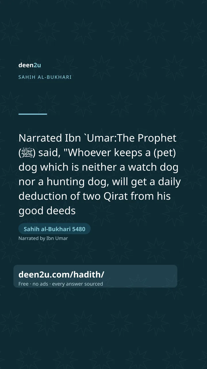 Sahih al-Bukhari 5480