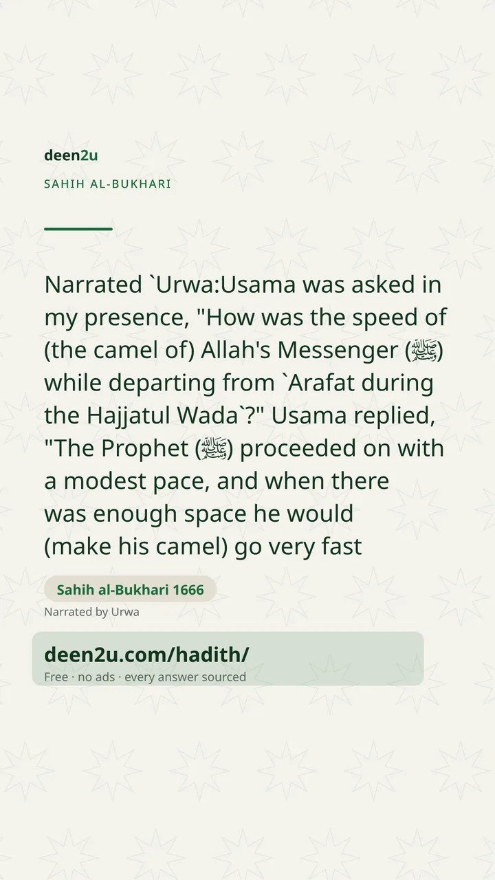 Sahih al-Bukhari 1666
