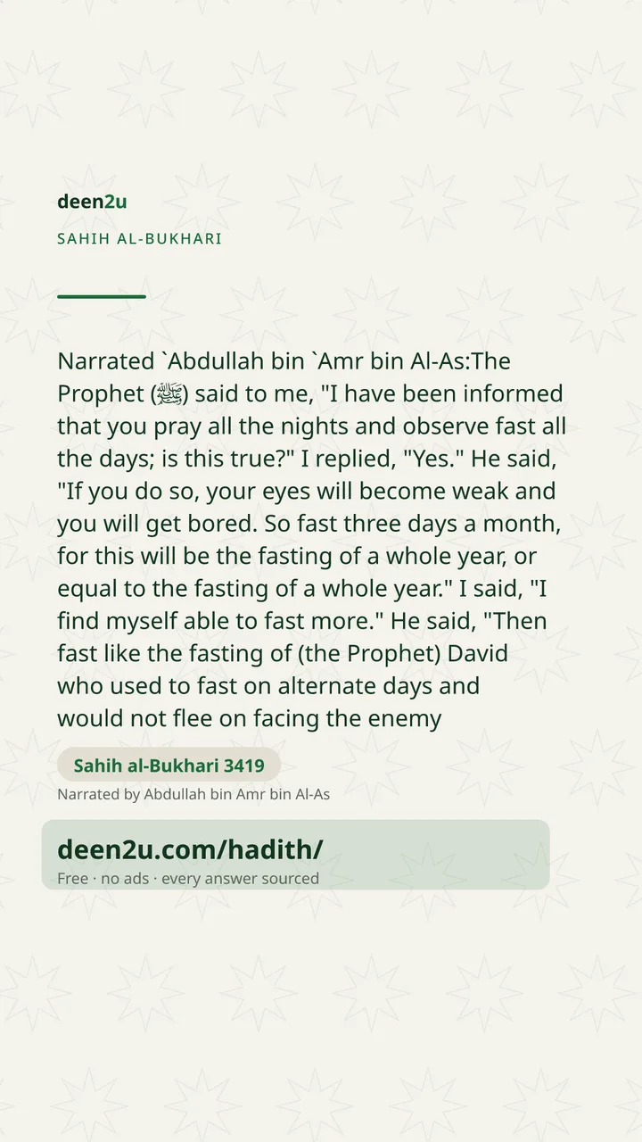 Sahih al-Bukhari 3419