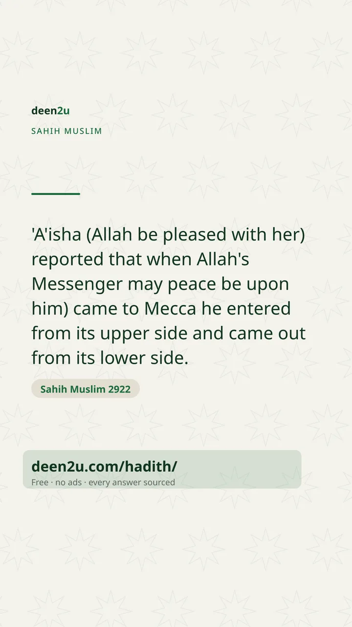 Sahih Muslim 2922