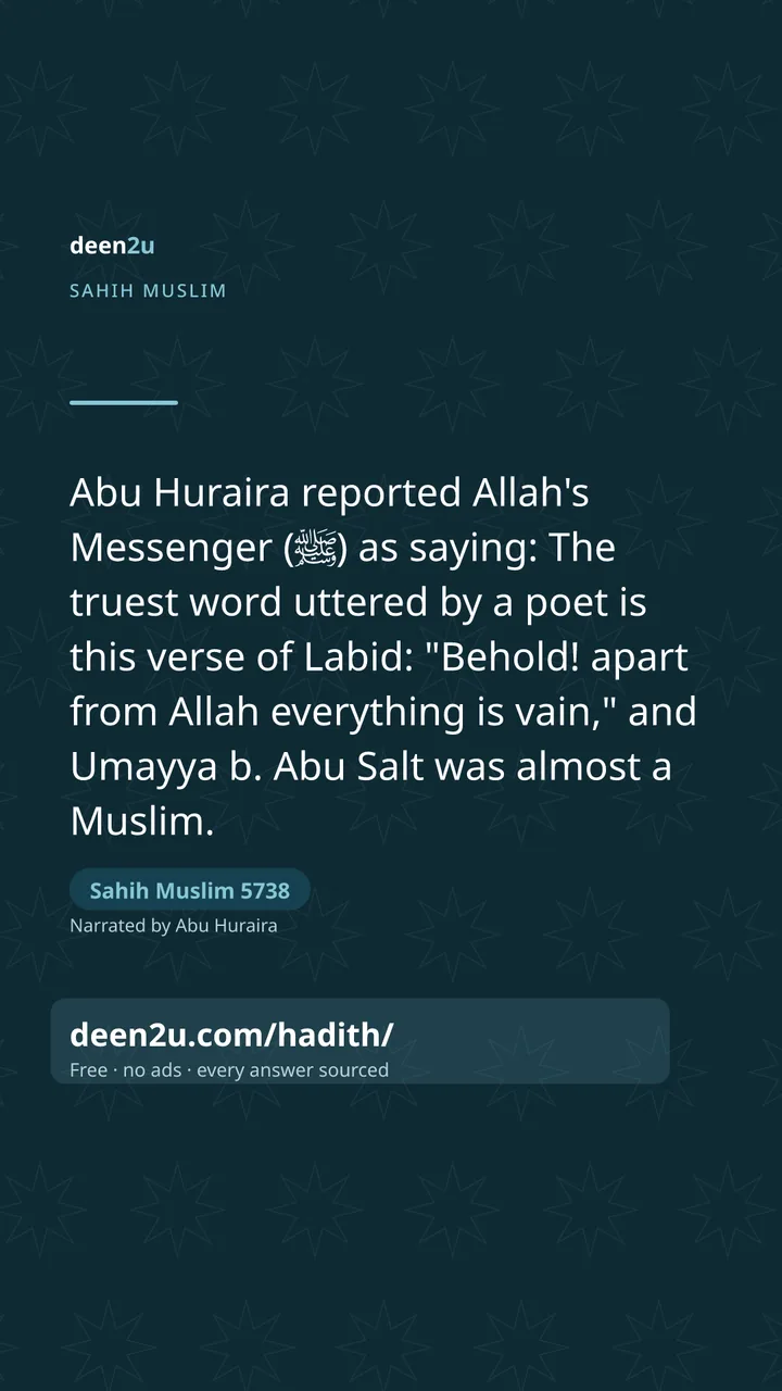 Sahih Muslim 5738
